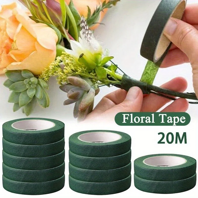 Supplier Florist - 20m floricultura fita auto-adesiva buquê floral